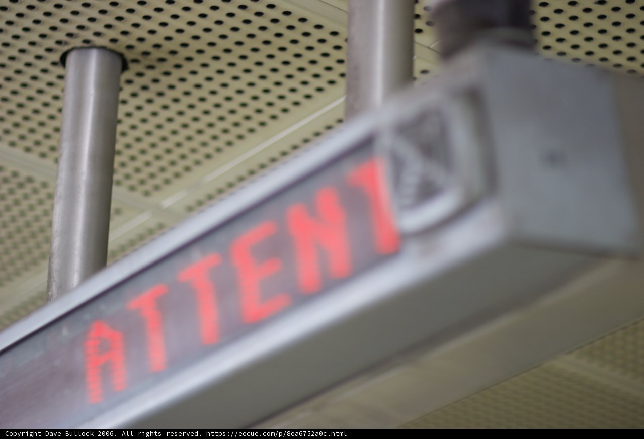 Attention Red Sign