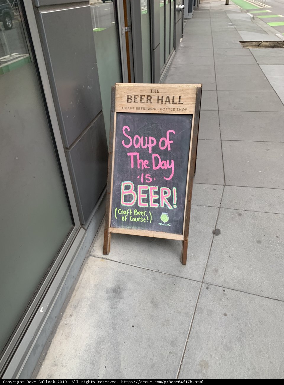 Soup of the Day: Beer!