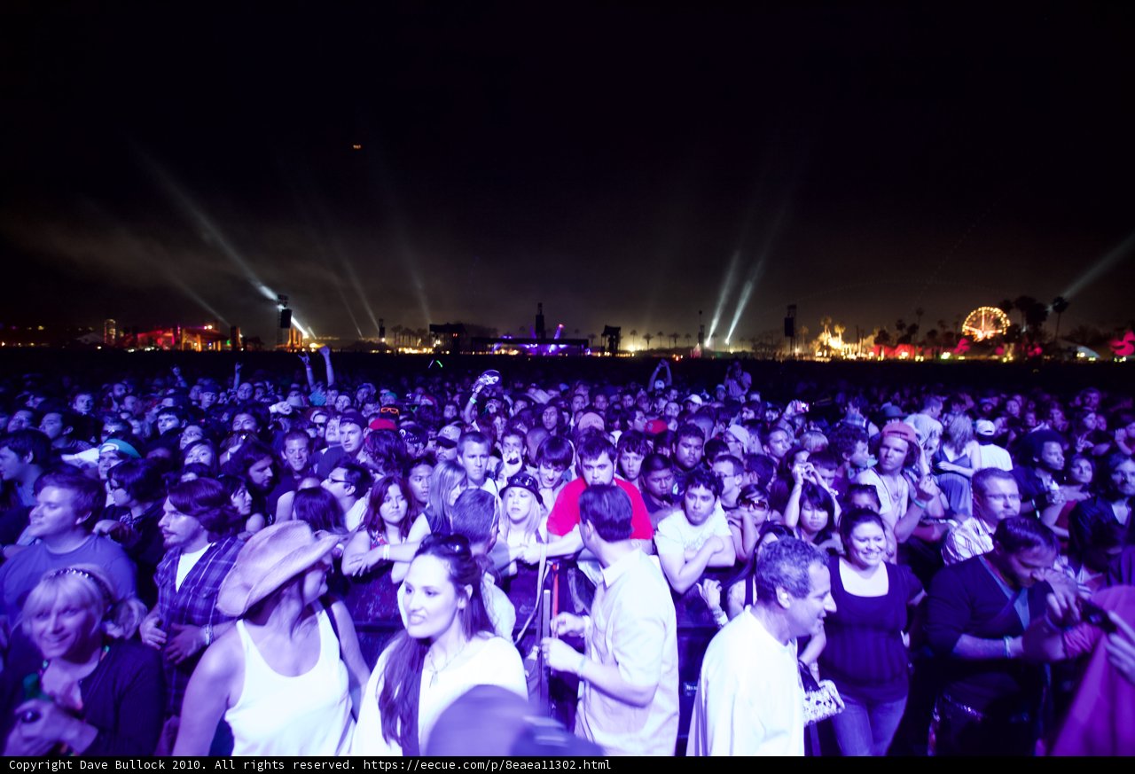 Urban Night Sky at Coachella