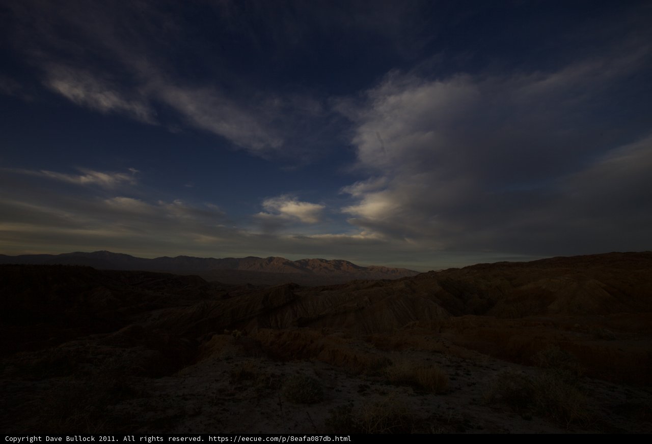 The Moody Sky Above Anza Borrego