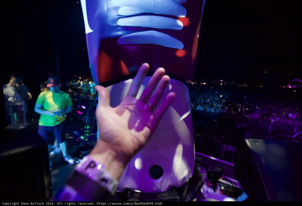 Reaching for the music