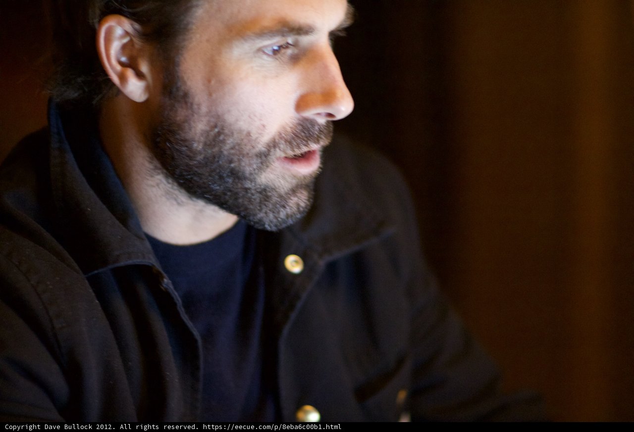 The Bearded Man in the Black Jacket