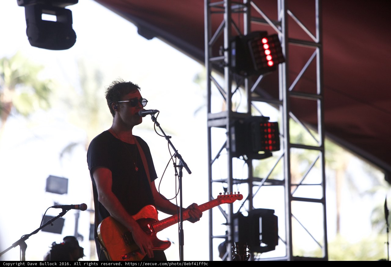 Rocking out on the Coachella stage!