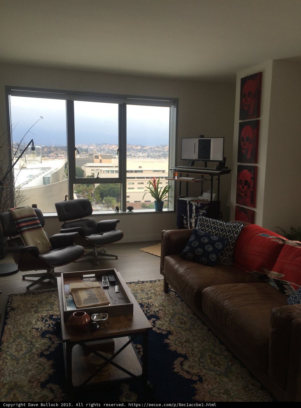 Cozy Living Room in The Broad Penthouse