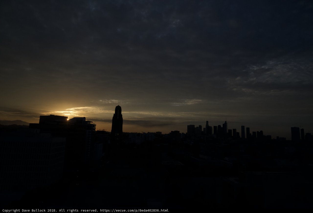 Sunset over the City