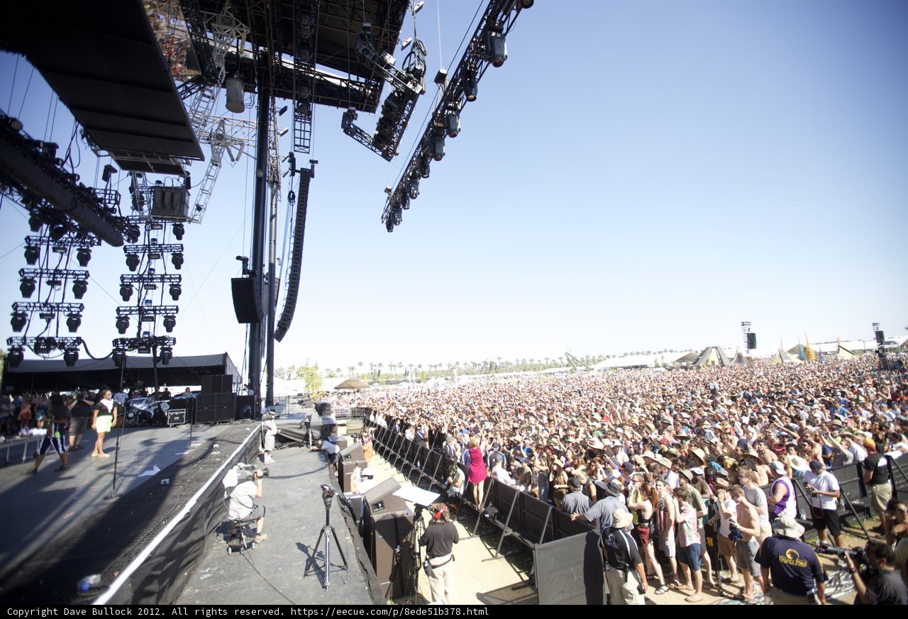 Crowd Goes Wild at Coachella Music Festival