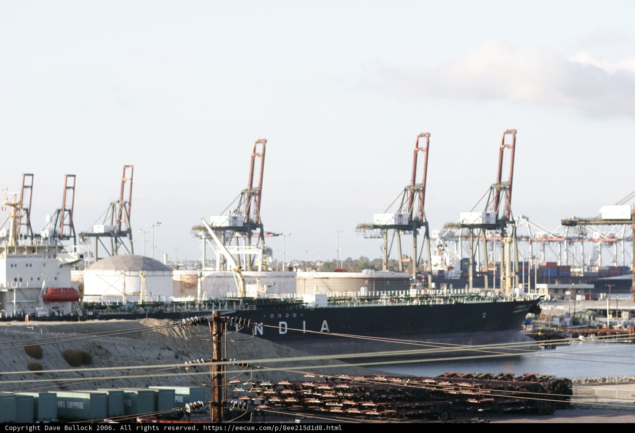 Majestic Ship in a Busy Harbor
