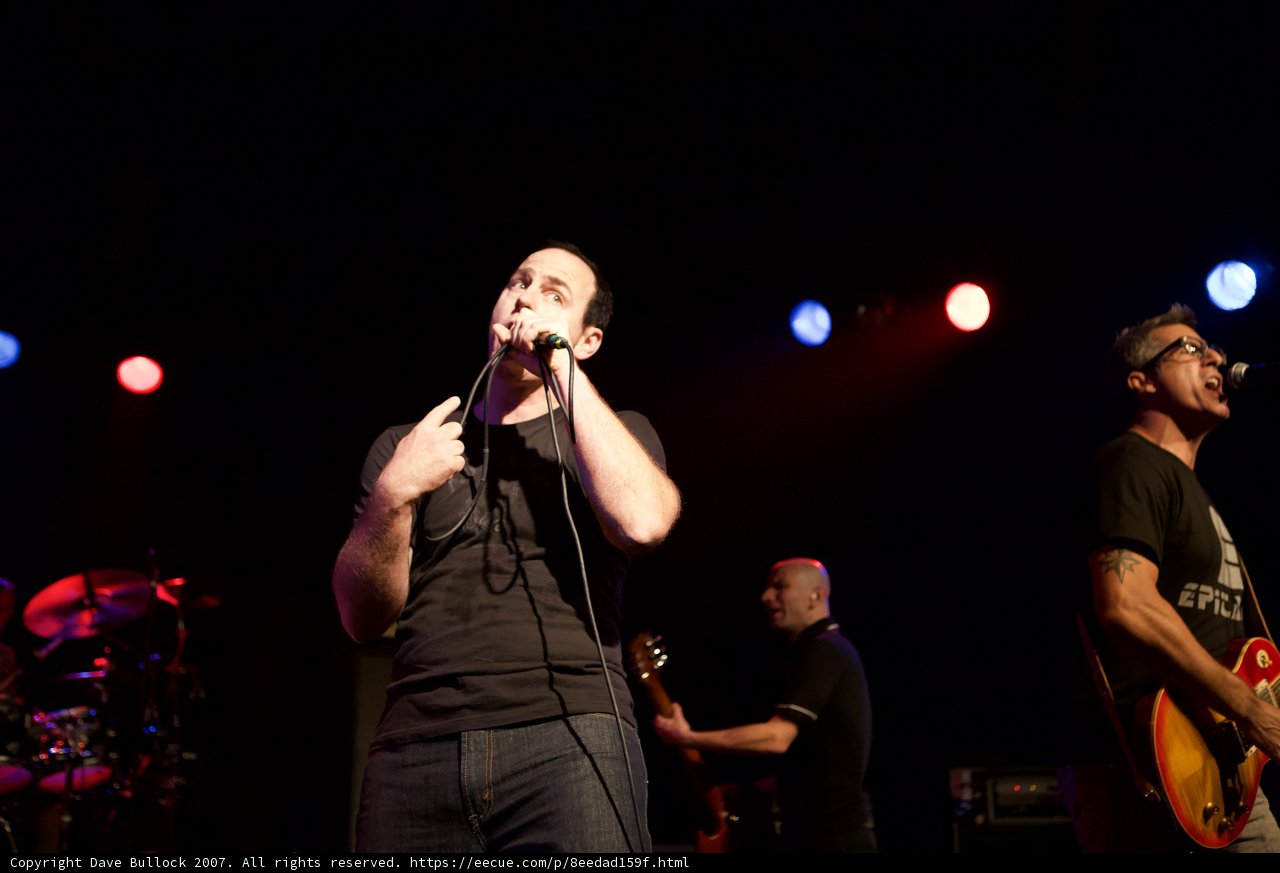 Brett Gurewitz performs at the 2007 Bad Religion Glasshouse concert