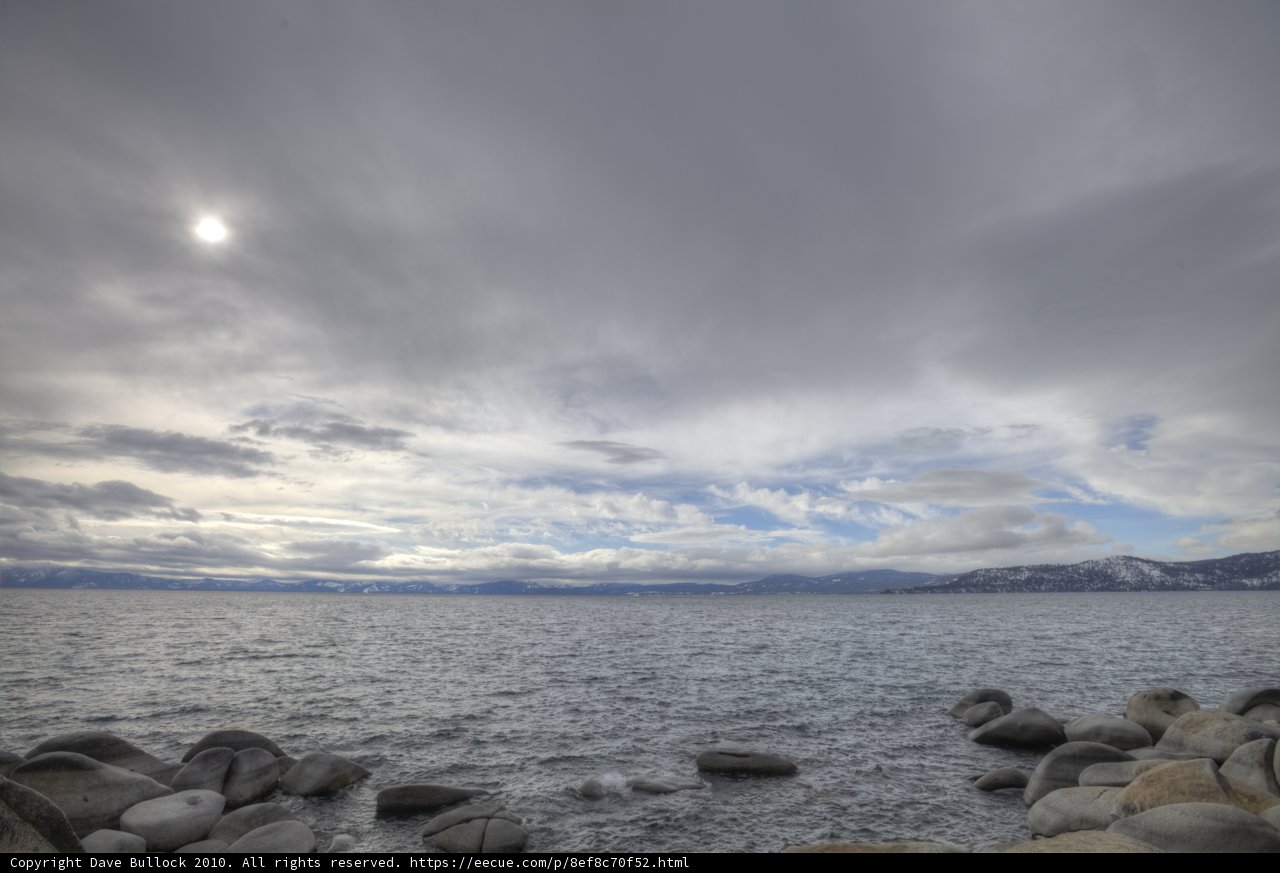 Majestic View of the Ocean and Mountains