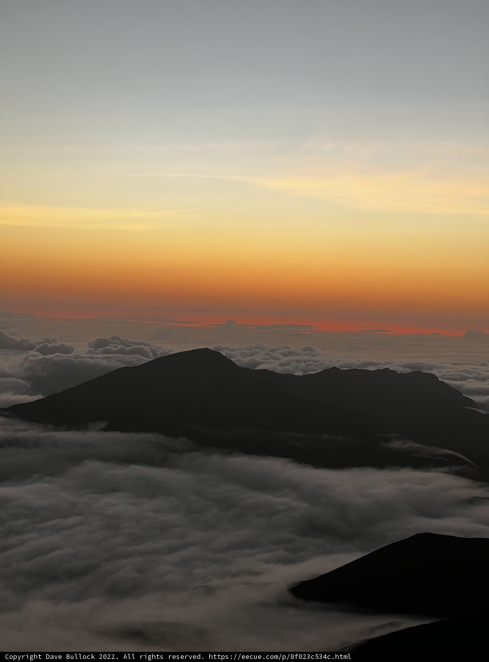 Above the Clouds at Haleakala Crater