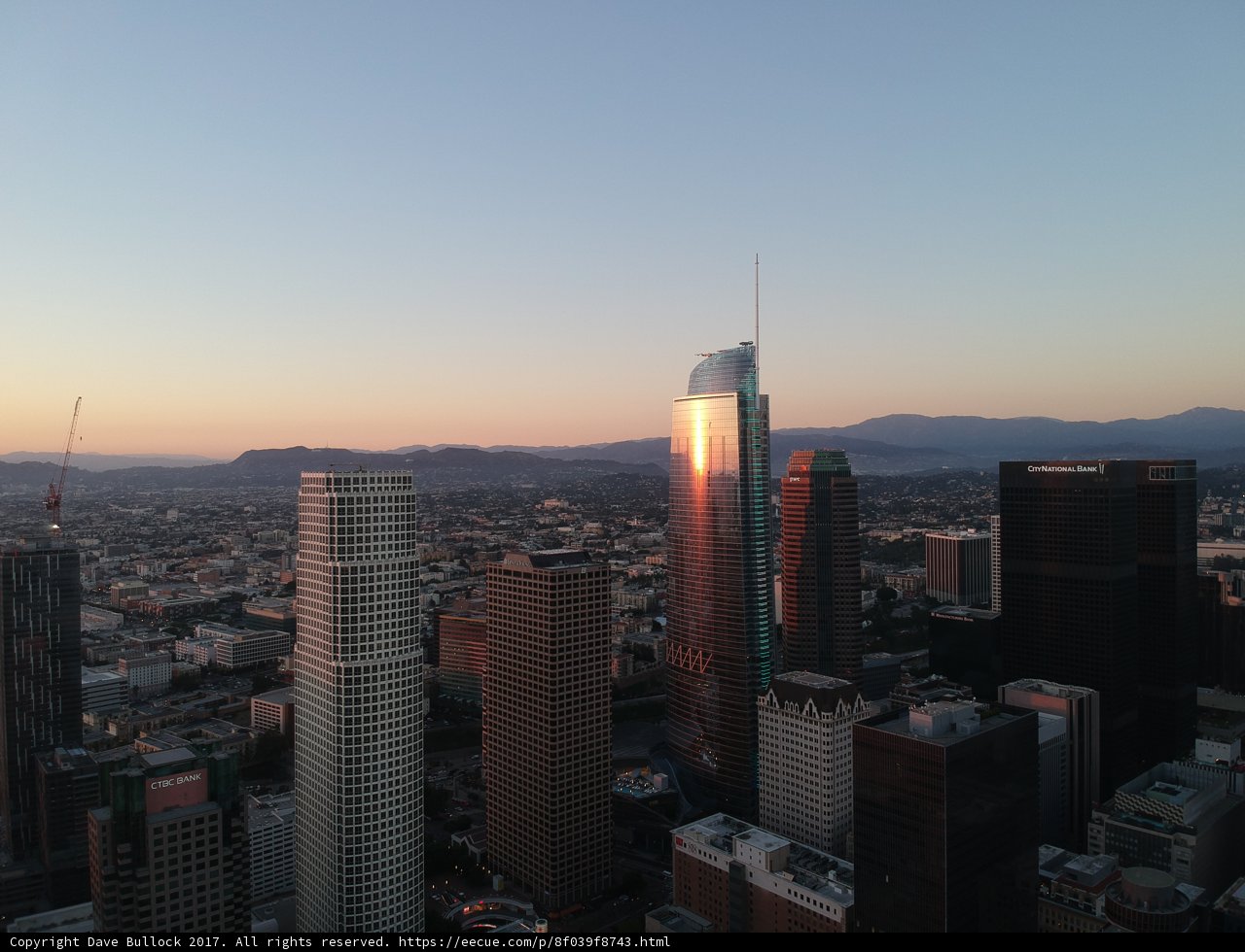 View from the Top of LA Tower