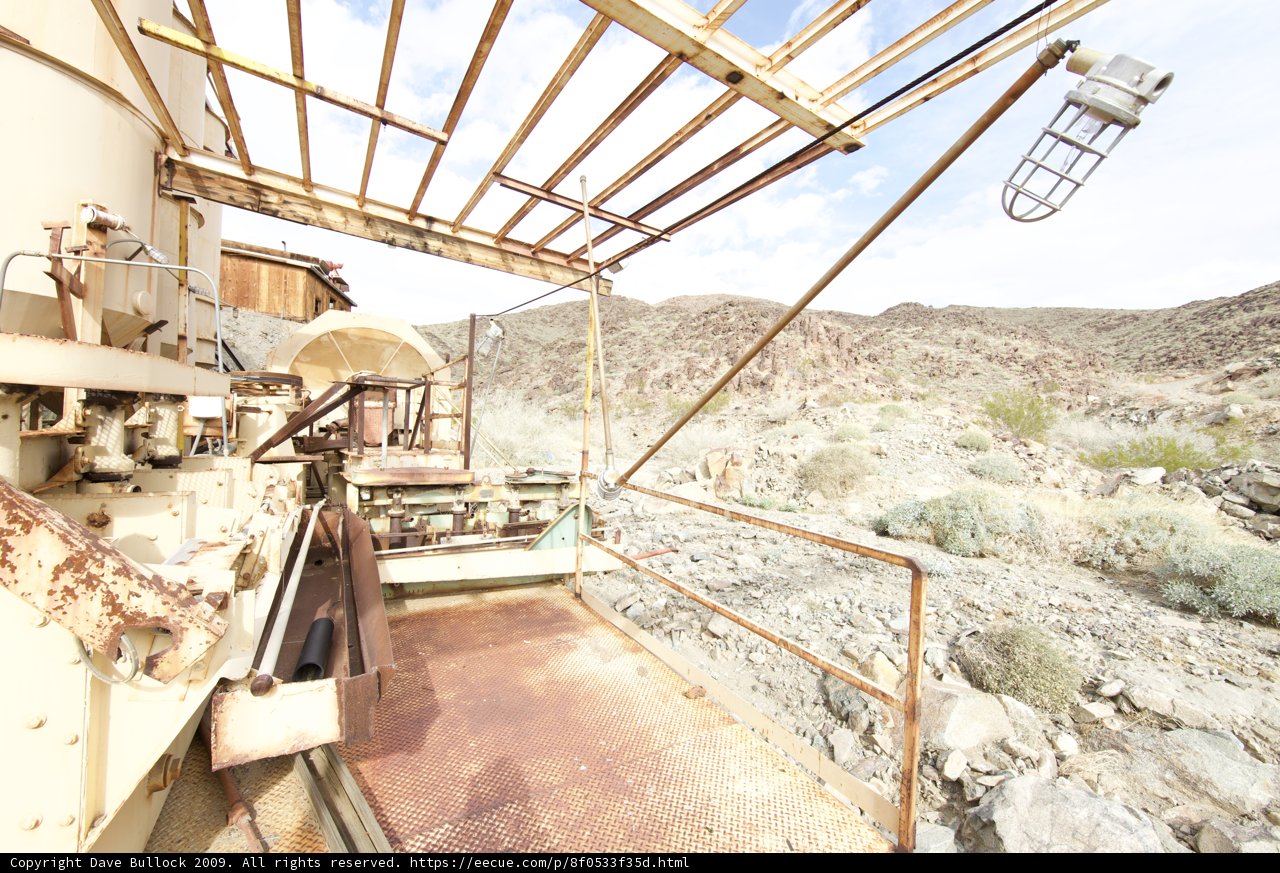 Machinery in the Mining Cave
