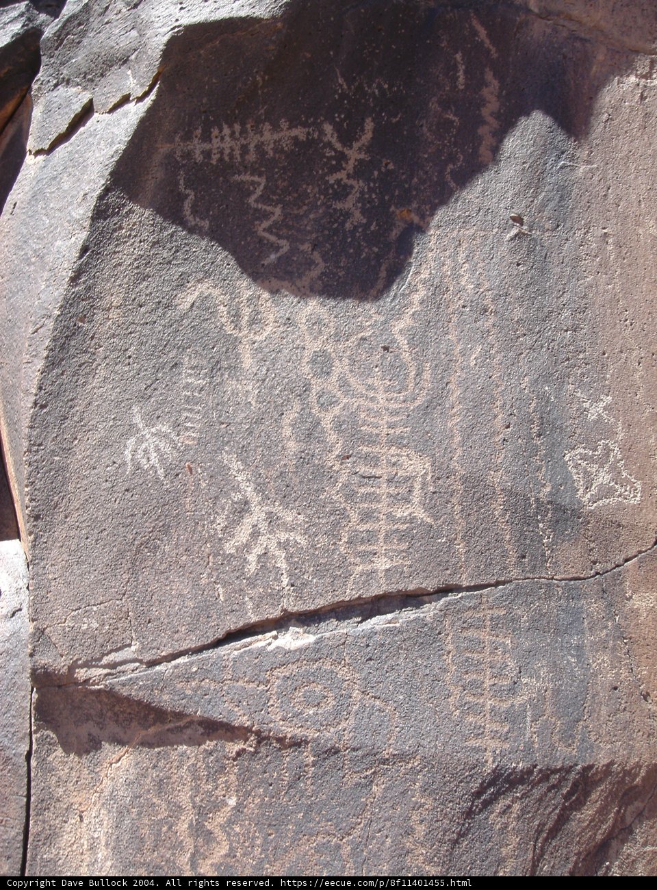 Ancient Artifacts on a Slate Rock