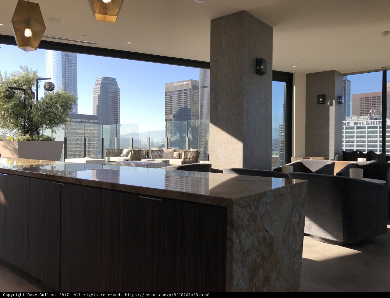 Cityscape view from a Downtown Penthouse