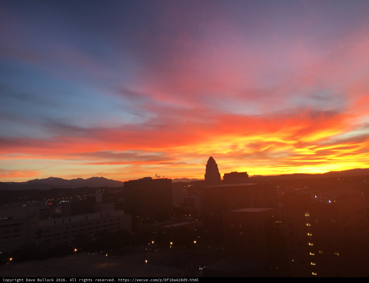 Silhouette of Salt Lake City's Urban Skyline Against a Glowing Sunset