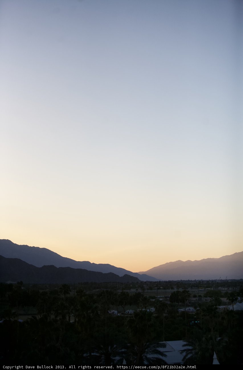 Majestic Sunset over Desert Mountains