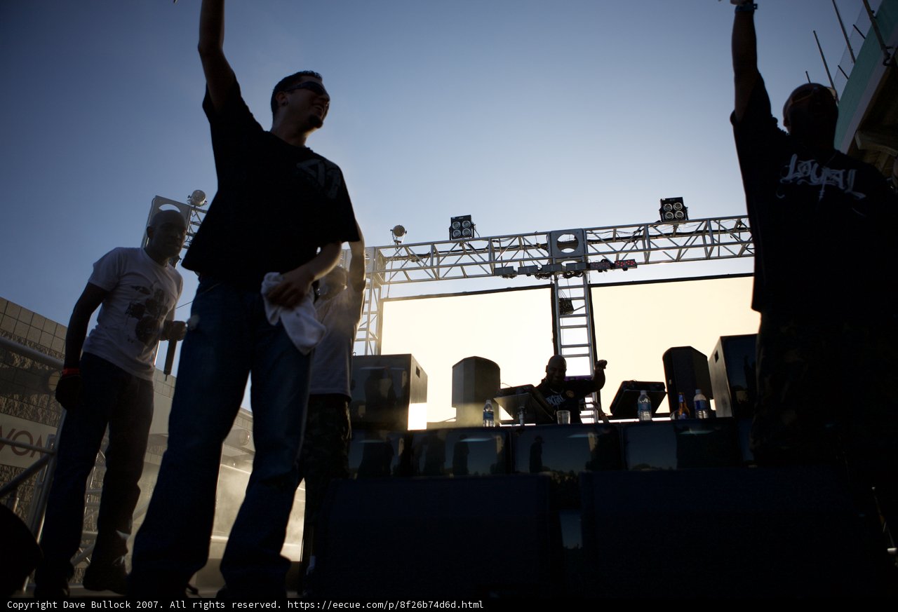 EDC Performer's Electrifying Gesture