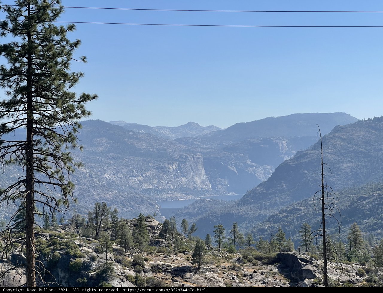 Majestic View of the Yosemite Mountain Range