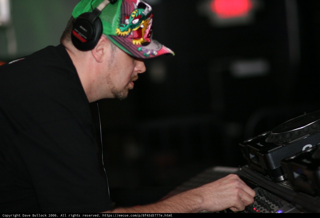 Funky DJ in Headphones