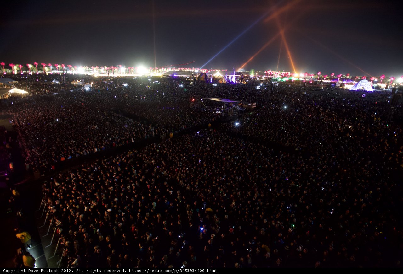 Electric Sky: Coachella 2012 Concertgoers Light Up the Night