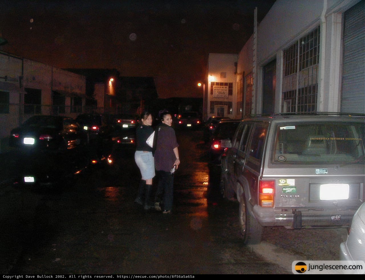 Nighttime Parking Lot Encounter