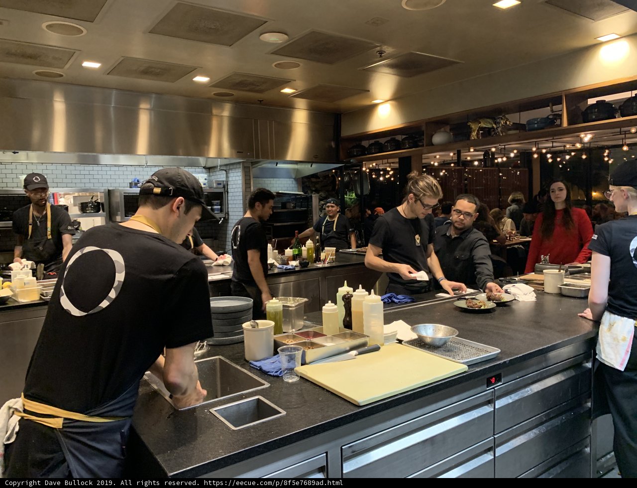 Busy Kitchen Scene