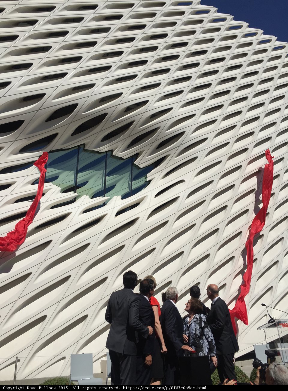 Ribbon Cutting Ceremony at The Broad
