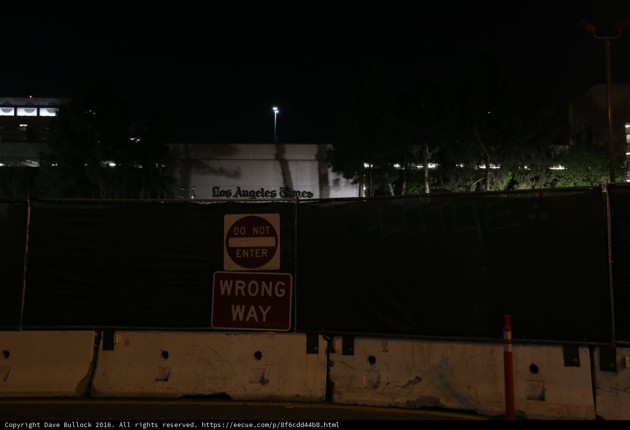 Wrong Way at Night