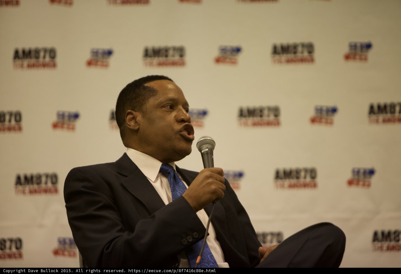 Larry Elder Delivers Speech at Politicon Press Conference