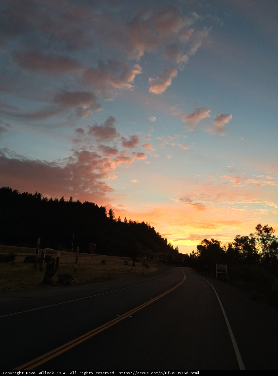 Road Trip into the Sunset