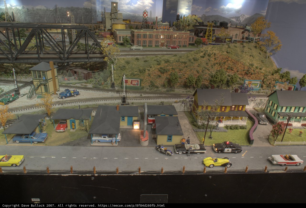 Miniature Cityscape Tour by Train