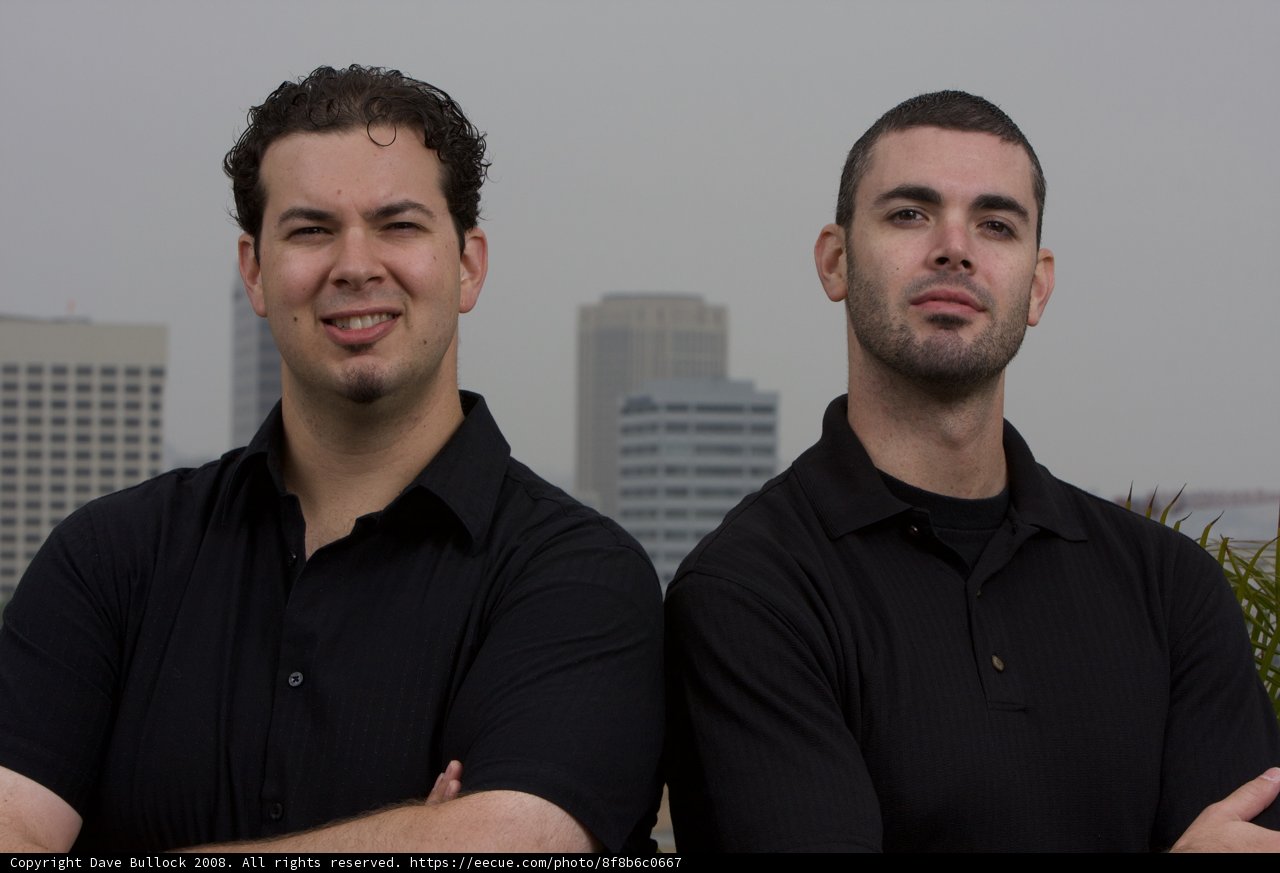 Black Shirted Duo