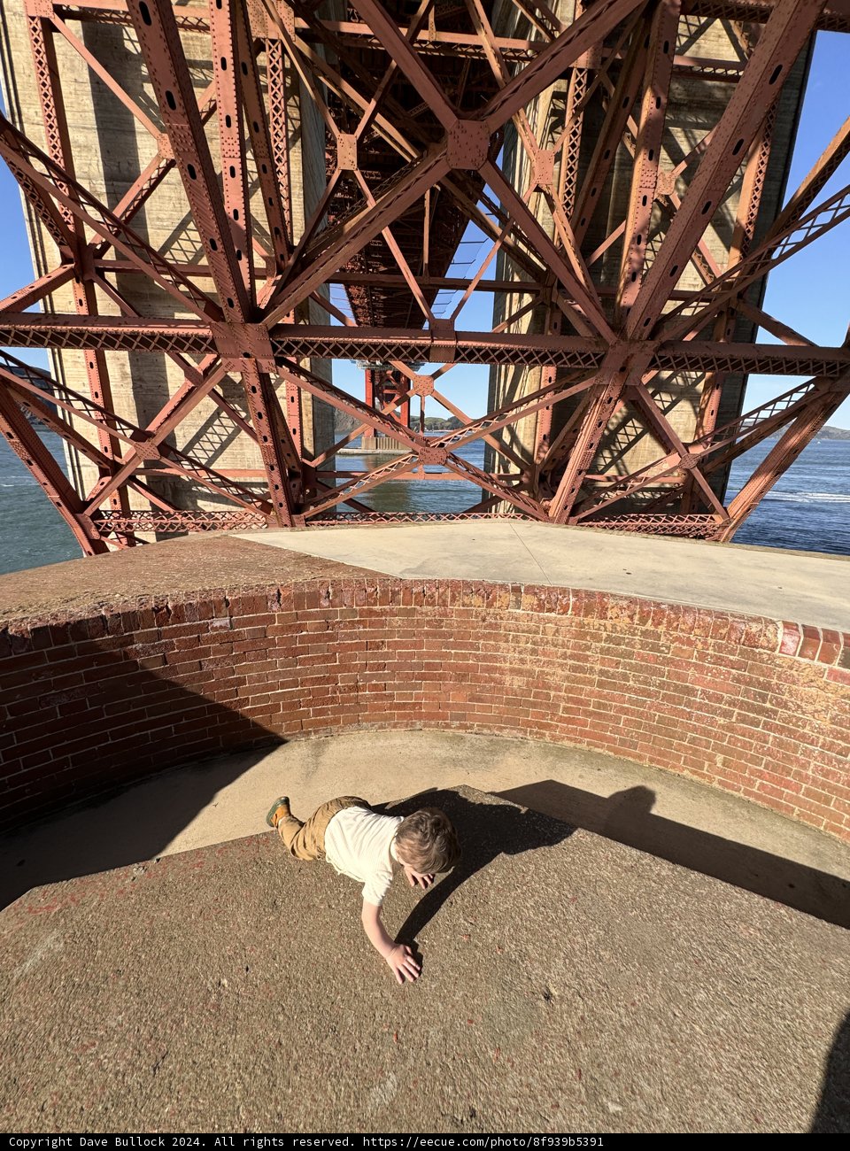 A Boy's Adventure at Fort Point Bridge
