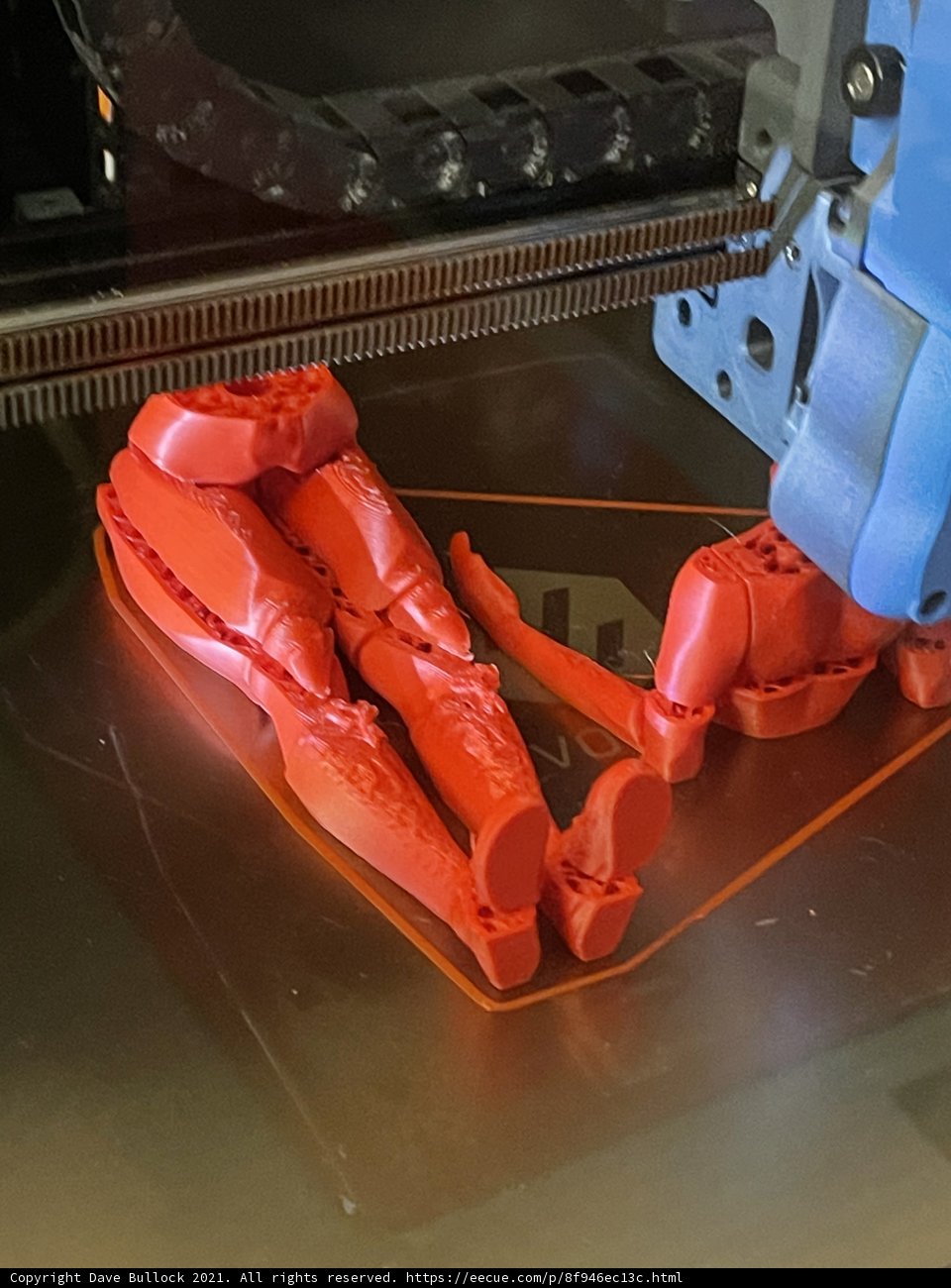 3D Printed Couple in Bed