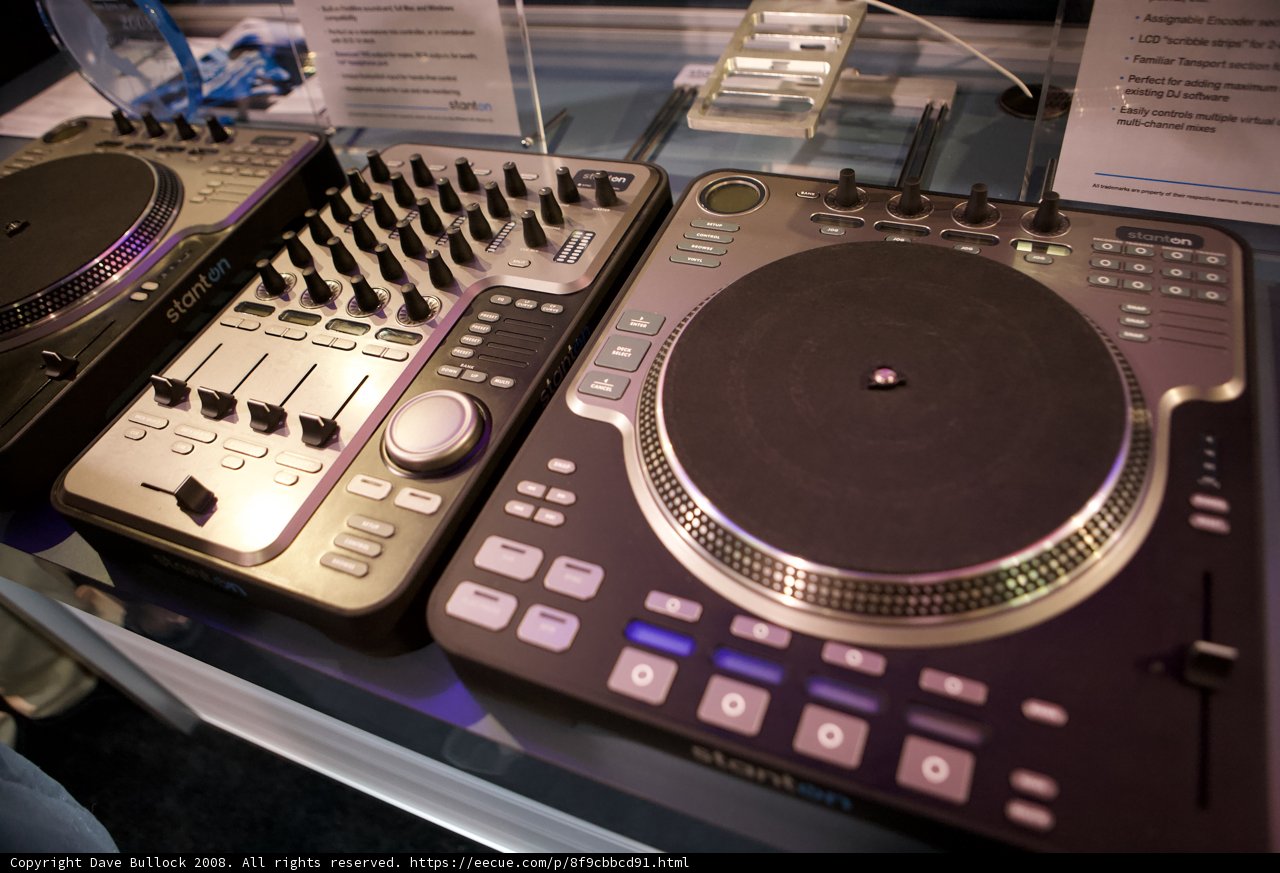 DJ Decks on Display