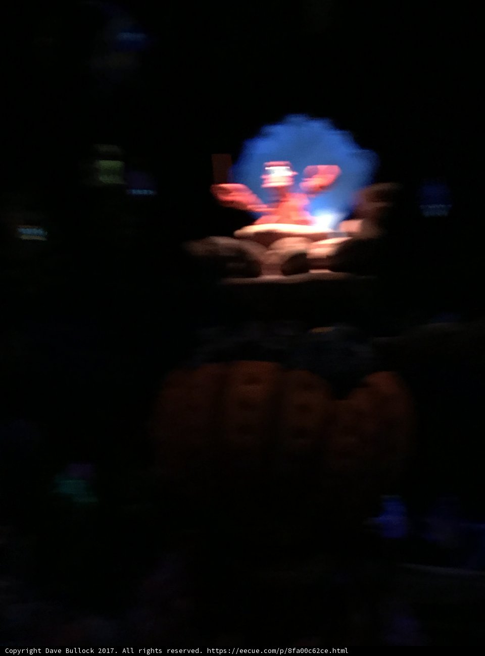 Illuminated Pumpkin in Disney California Adventure Park