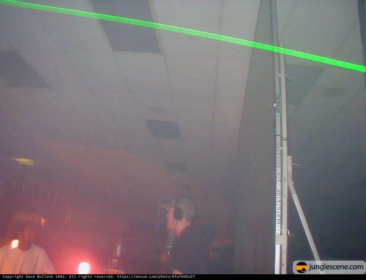 Green Laser Madness at Audiotistic 2002