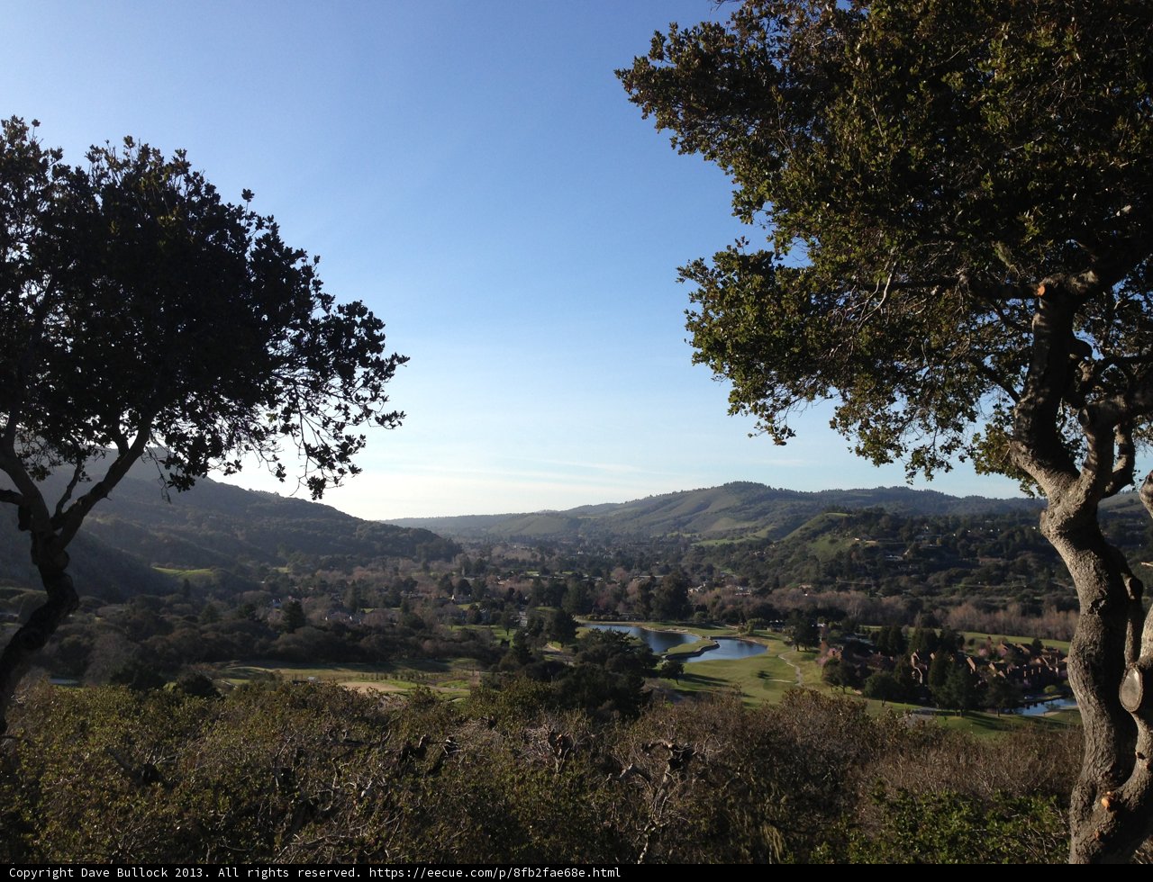 Majestic View of Valley and Golf Course from Hilltop