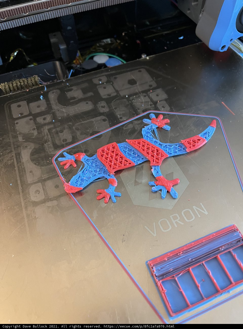 3D Printed Lizard