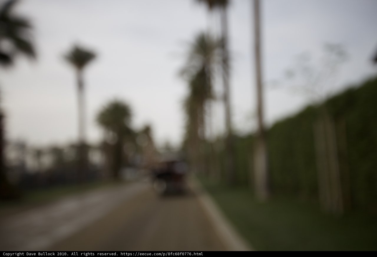 Blurry Ride Down the Highway