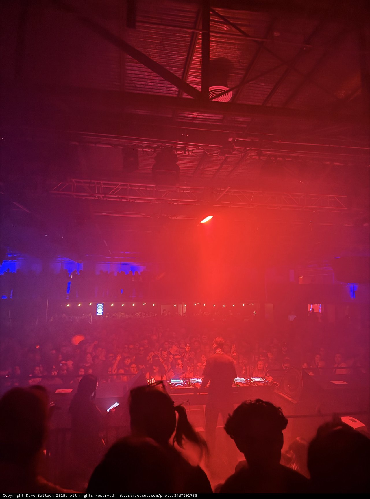 Red Light Immersion at Electronic Music Concert