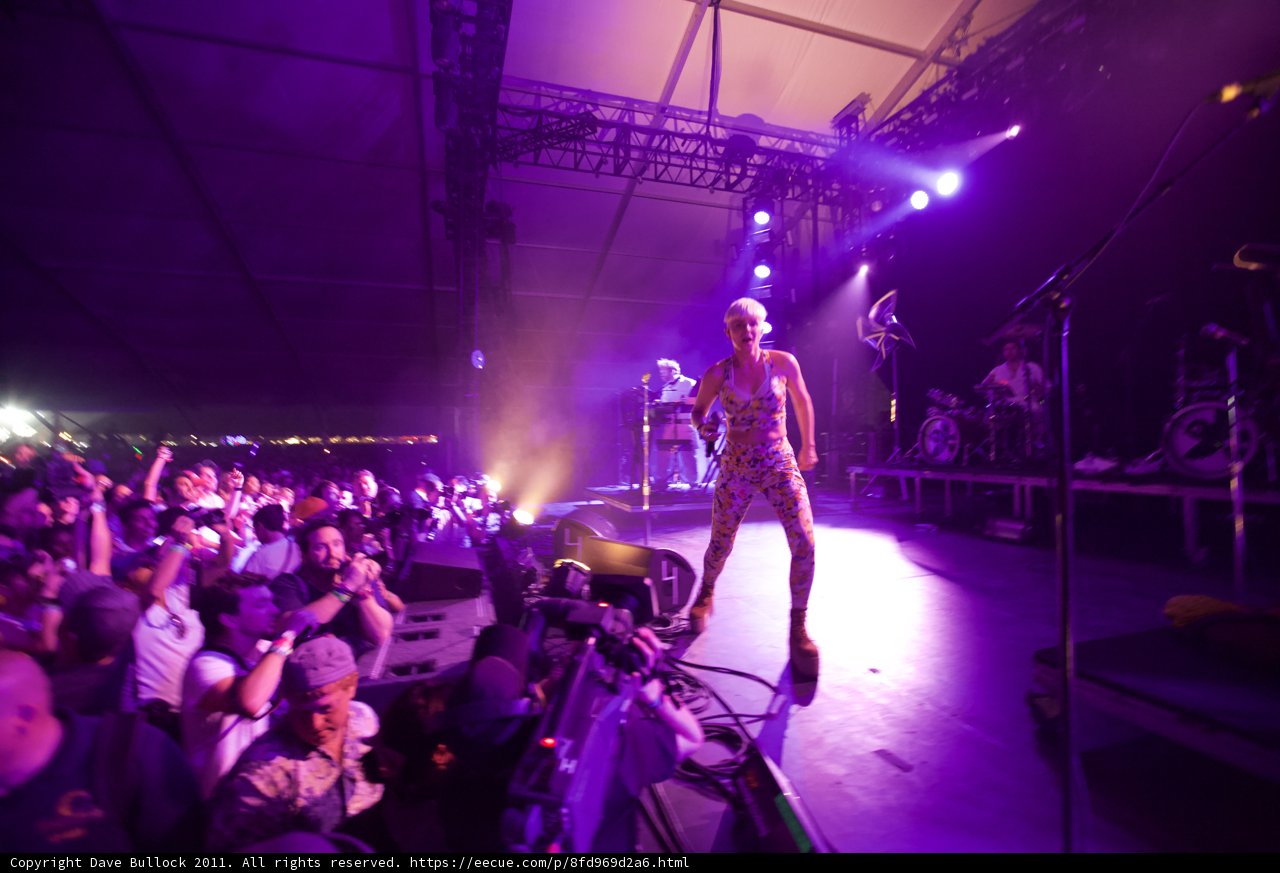 Rocking the Coachella Stage