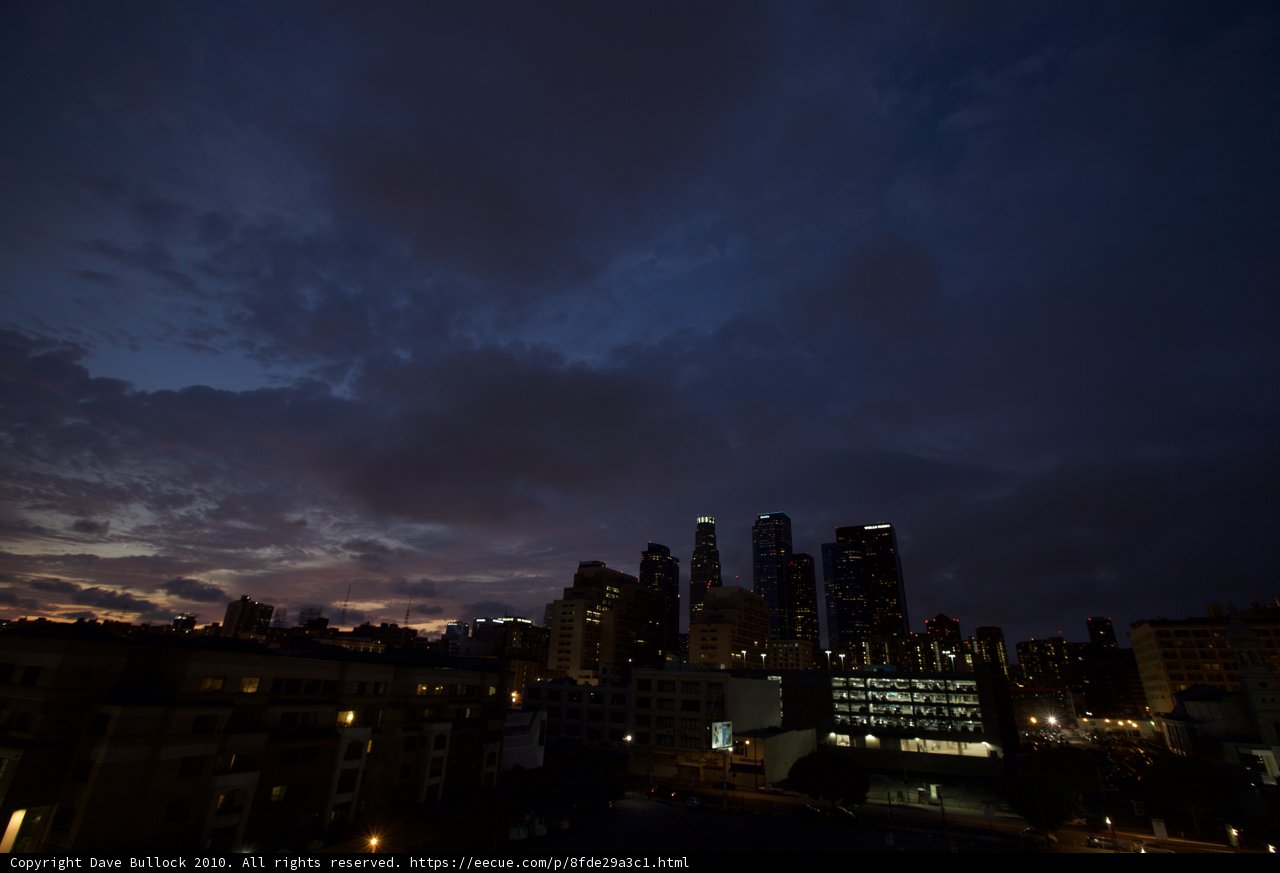 Dusk over the Metropolis