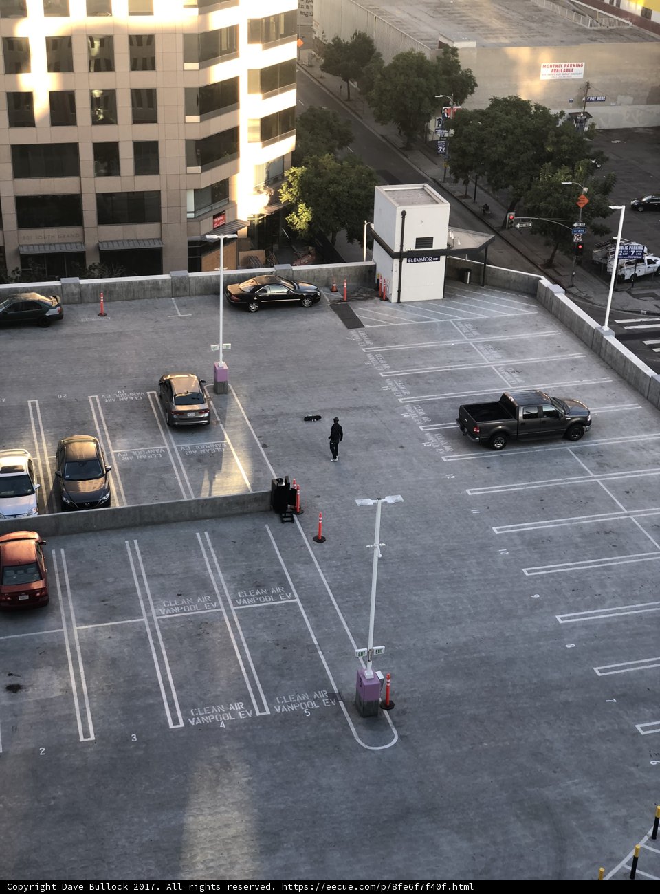 A Busy Morning at the City Parking Lot