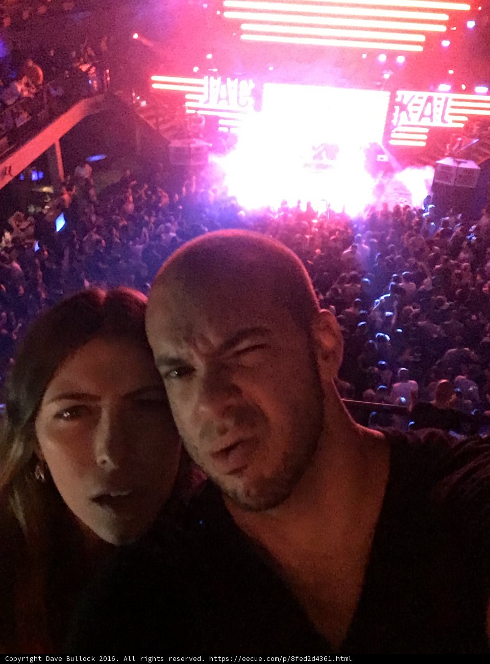 Capturing the Moment: Dave B and Lori S Take a Selfie at a Concert