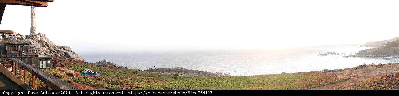 Serene Ocean and Mountain View