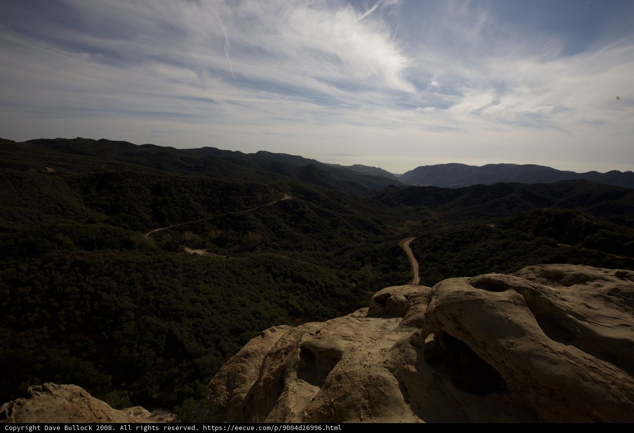 Overlooking the Majestic Mountain Range