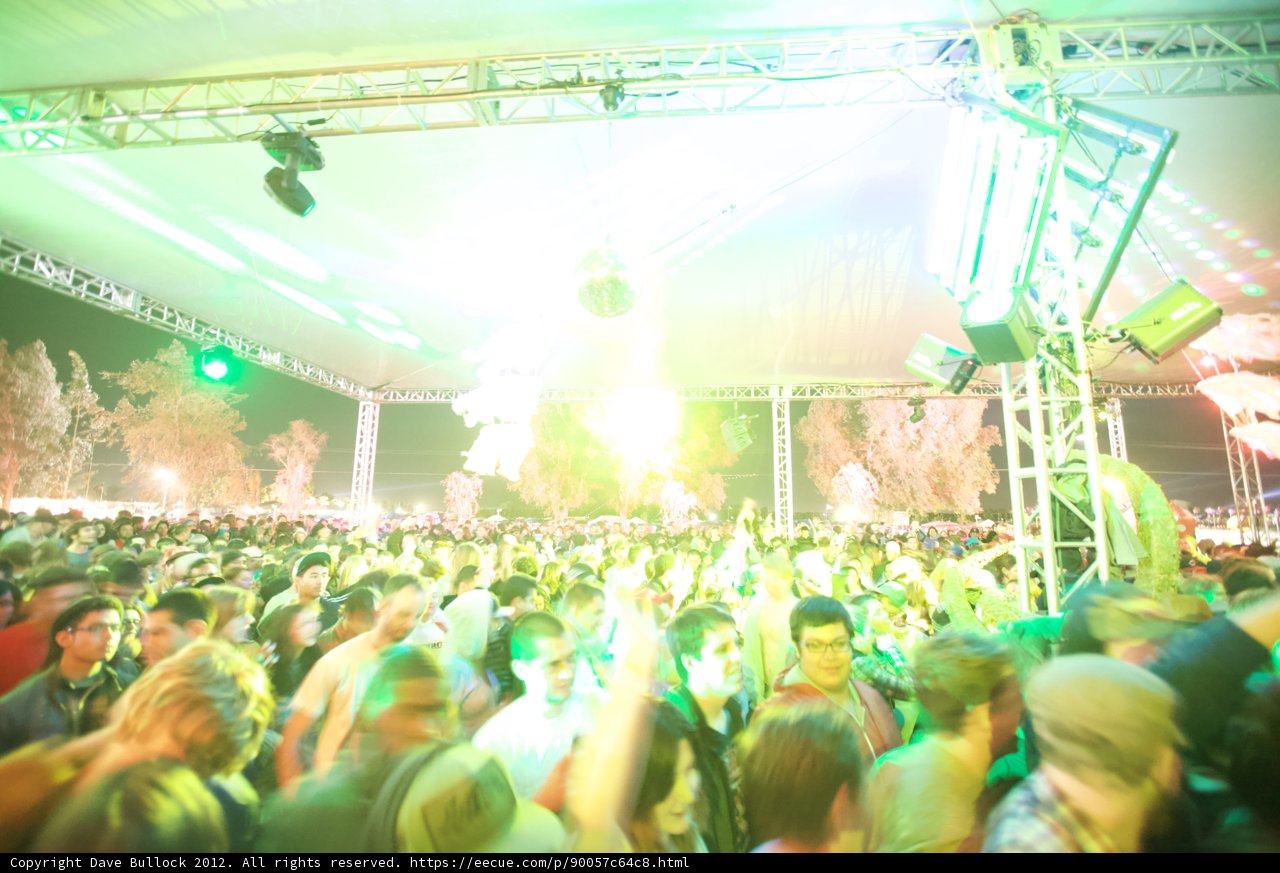 Green Glow at Coachella