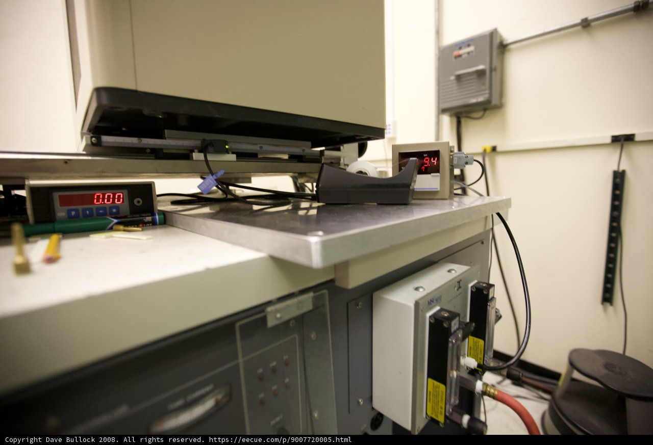 Temperature Measurement Machine in UCLA Biotech Lab