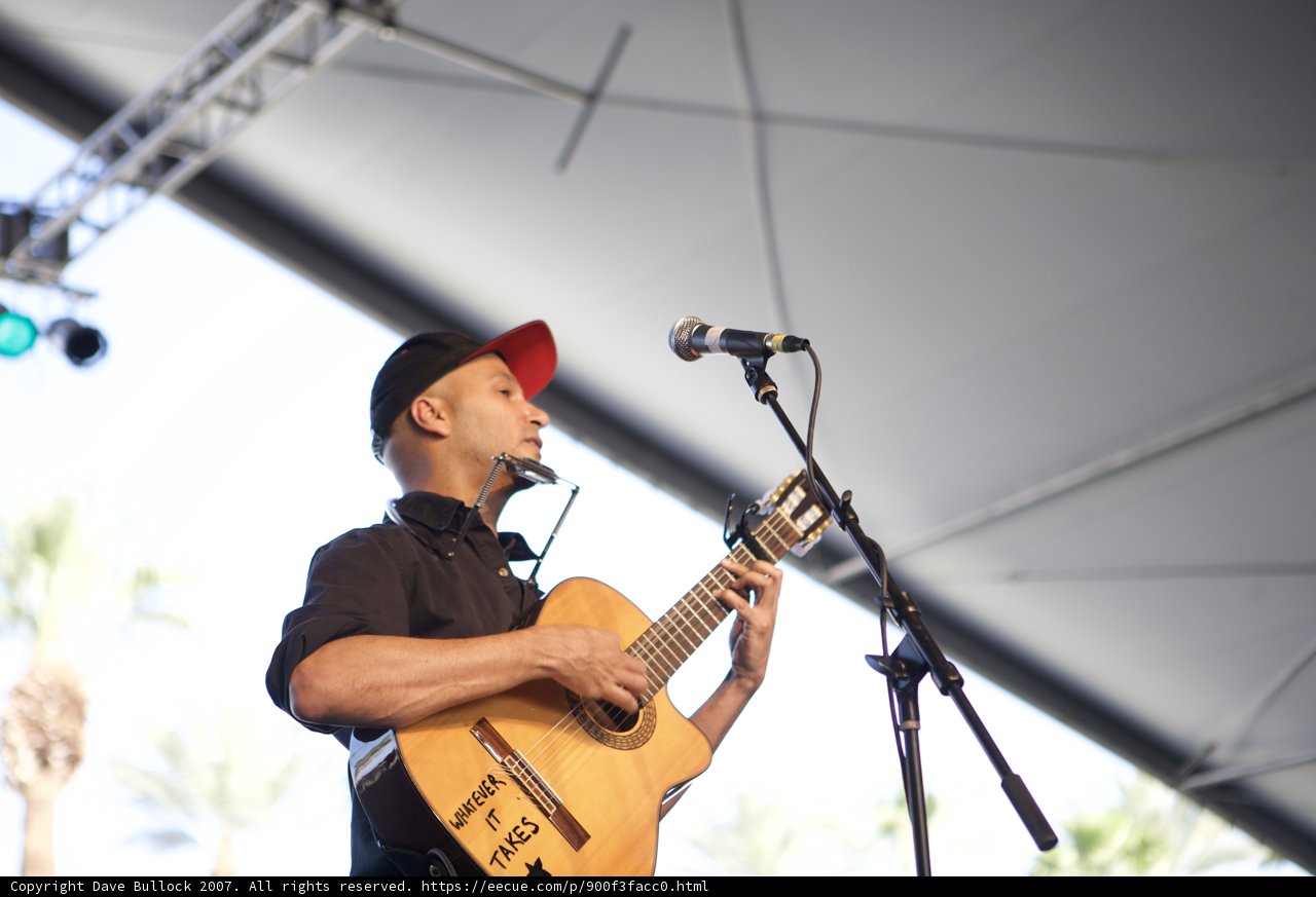 Tom Morello Rocks Coachella with His Guitar and Microphone